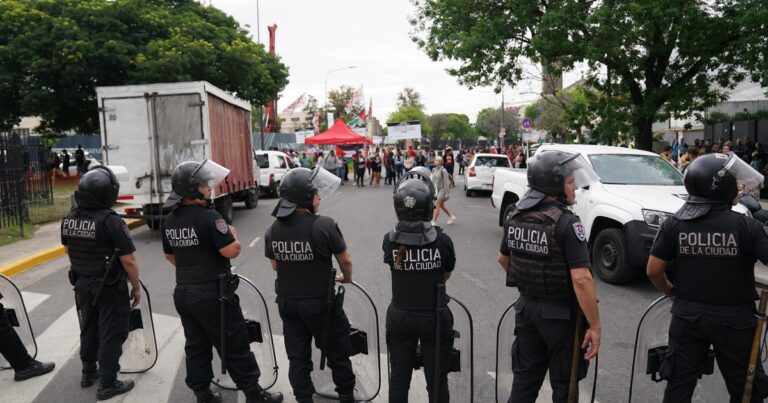 Operativo de seguridad para el Súper