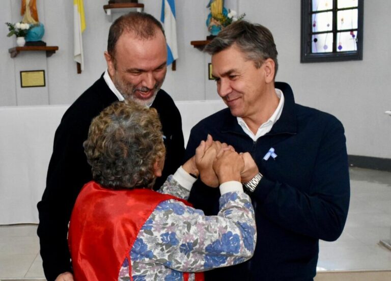 Zdero acompañó la misa y celebraciones de Santa Rita