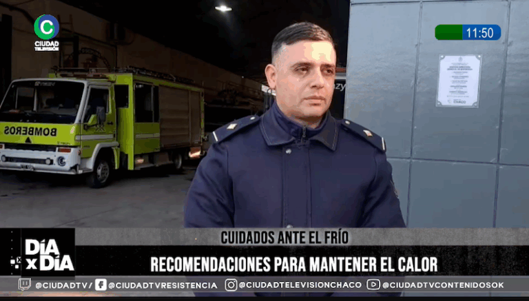 Bomberos advierten sobre riesgos de incendio e intoxicación por calefacción en invierno