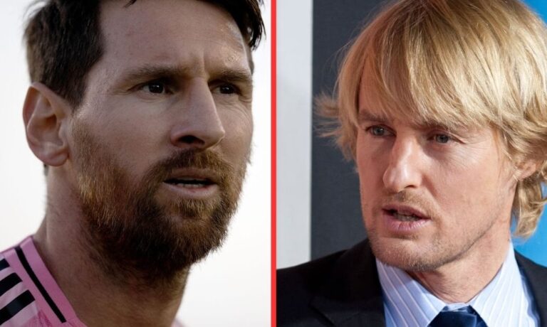 Owen Wilson recordó cómo fue su encuentro con Messi y reveló un detalle de su piel