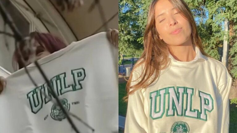 Dónde comprar el buzo de la Universidad de La Plata que mostró Cristina Kirchner