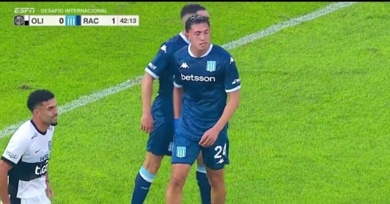 Racing amplió ante Olimpia