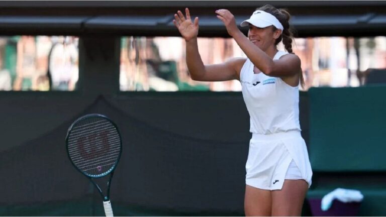 Solana Sierra sigue soñando en Wimbledon: le ganó Bucsa y clasificó a octavos de final