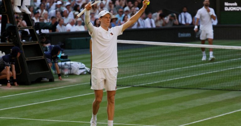Sinner se sumó a un grupo selecto tras alcanzar la final de Wimbledon