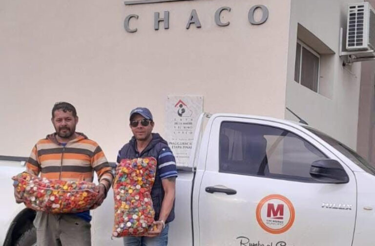 La Municipalidad de Las Breñas donó una nueva tandas de tapitas a la Casa Garrahan de Resistencia