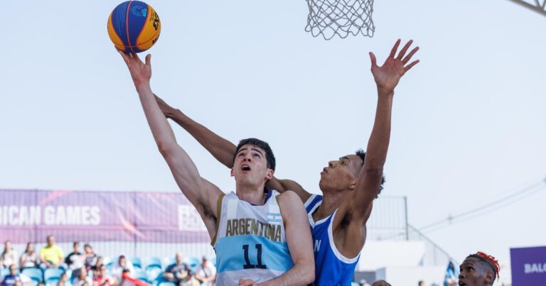 Argentina empezó con autoridad su camino en el 3×3 Panamericano