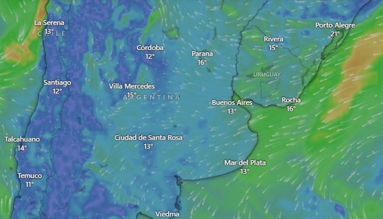 Pronóstico del tiempo, en vivo: alerta por ciclogénesis, tormentas y fuertes vientos este martes 19 de agosto