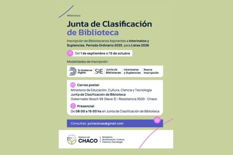 Se abre inscripción a interinatos y suplencias para docentes bibliotecarios