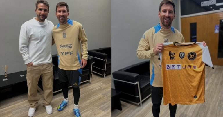 La nueva camiseta con la que posó Messi antes de su partido especial ante Venezuela