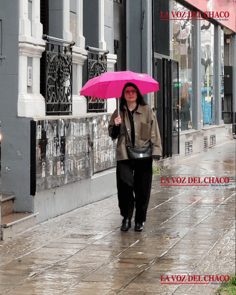 Resistencia amaneció con lluvias y pronóstico de tormentas para toda la jornada