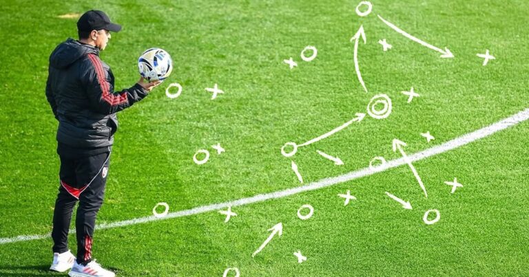 Las dudas de Gallardo en la formación para la ida contra Palmeiras