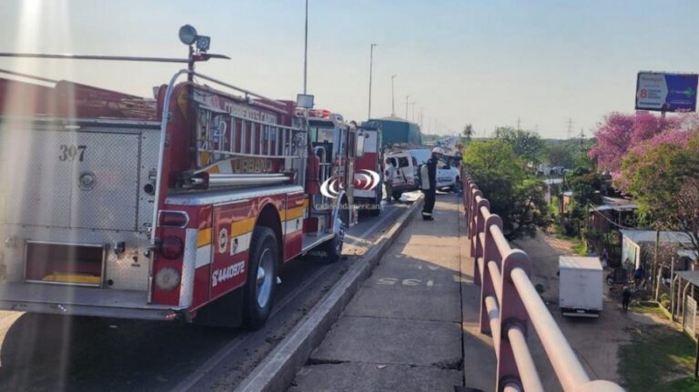 El increíble video del accidente del Puente General Belgrano