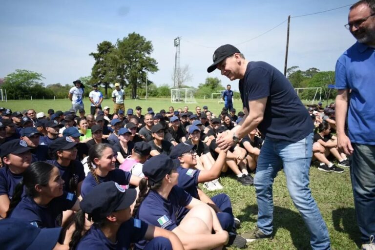 Jornada recreativa de alumnos de la Escuela de Policía y del Servicio Penitenciario Provincial