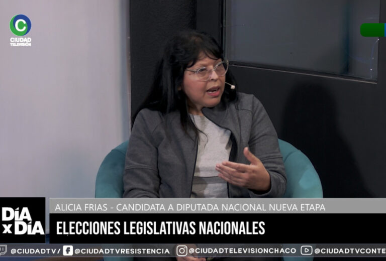 Alicia Frías, candidata a diputada nacional de Nueva Etapa:Nuestra bandera es priorizar los derechos de las personas