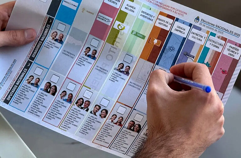 Elecciones 2025: es falso que al marcar la Boleta Única de Papel haya lapiceras que se borran con calor