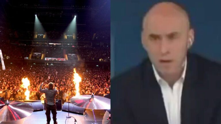 Atónitos: hasta a Luis Majul y Esteban Trebucq les pareció mucho el show musical de Javier Milei