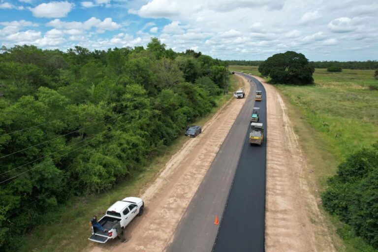 Avanzan las obras en la Ruta N30 que unirá Colonias Unidas, Ciervo Petiso y Laguna Limpia