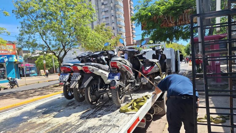 Operativo por falta de casco: secuestraron 39 motos en distintos puntos de Resistencia
