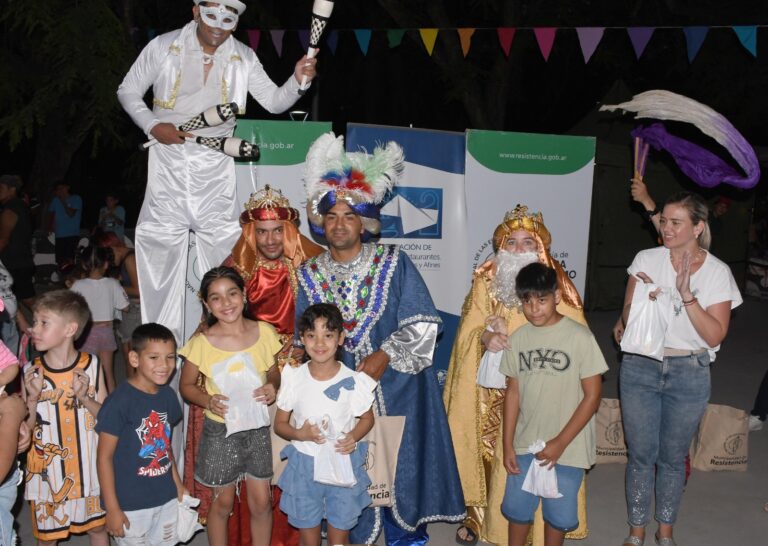 Dia de Reyes en Resistencia: decenas de familias celebraron en plazas y parques